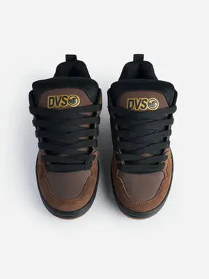 DVS Comanche Shoes - Brown/Black/Gold DVS