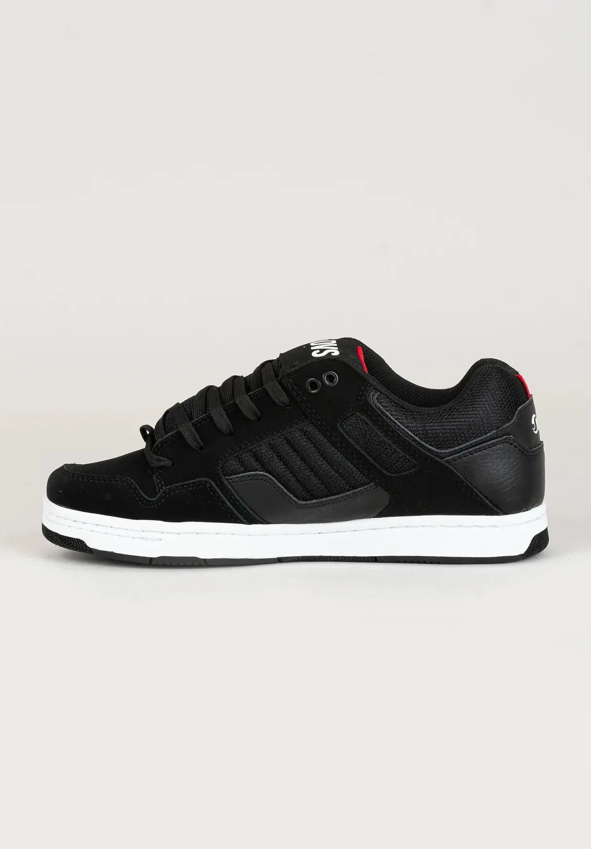 DVS Enduro 125 Shoes - Black/White/Red Nubuck Boardomshop