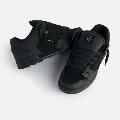 DVS Militia Snow Shoes - Black/Black/Charcoal Leather DVS