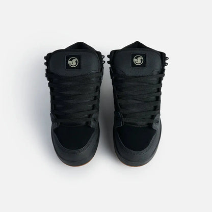 DVS Militia Snow Shoes - Black/Black/Charcoal Leather DVS