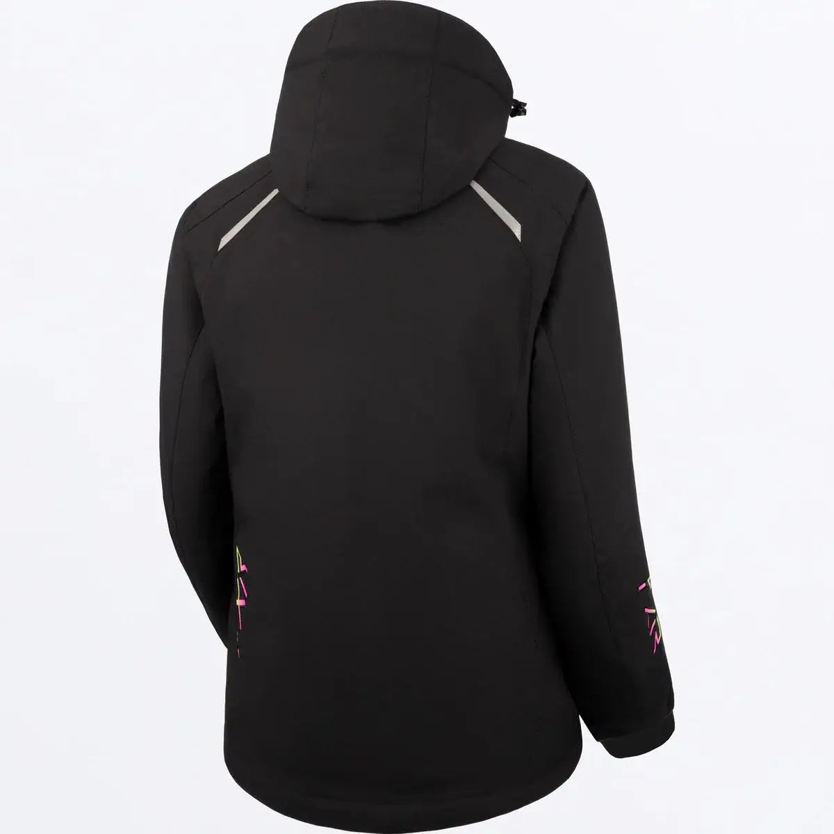 FXR Women's Pulse Jacket - Black/Kiwi/E-Pink Boardomshop