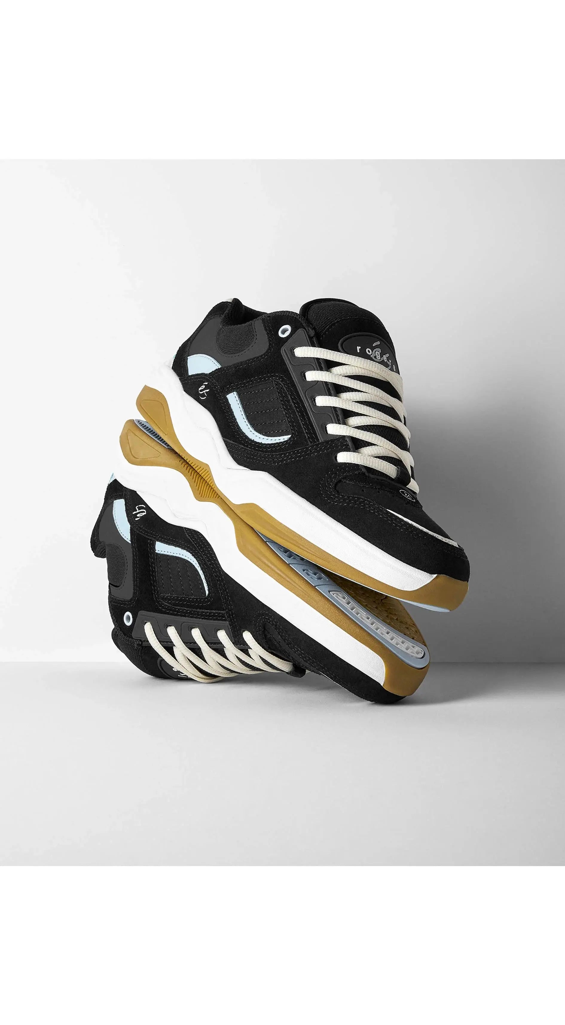 ES TJ Rogers Shoes - Black/Blue/White ES