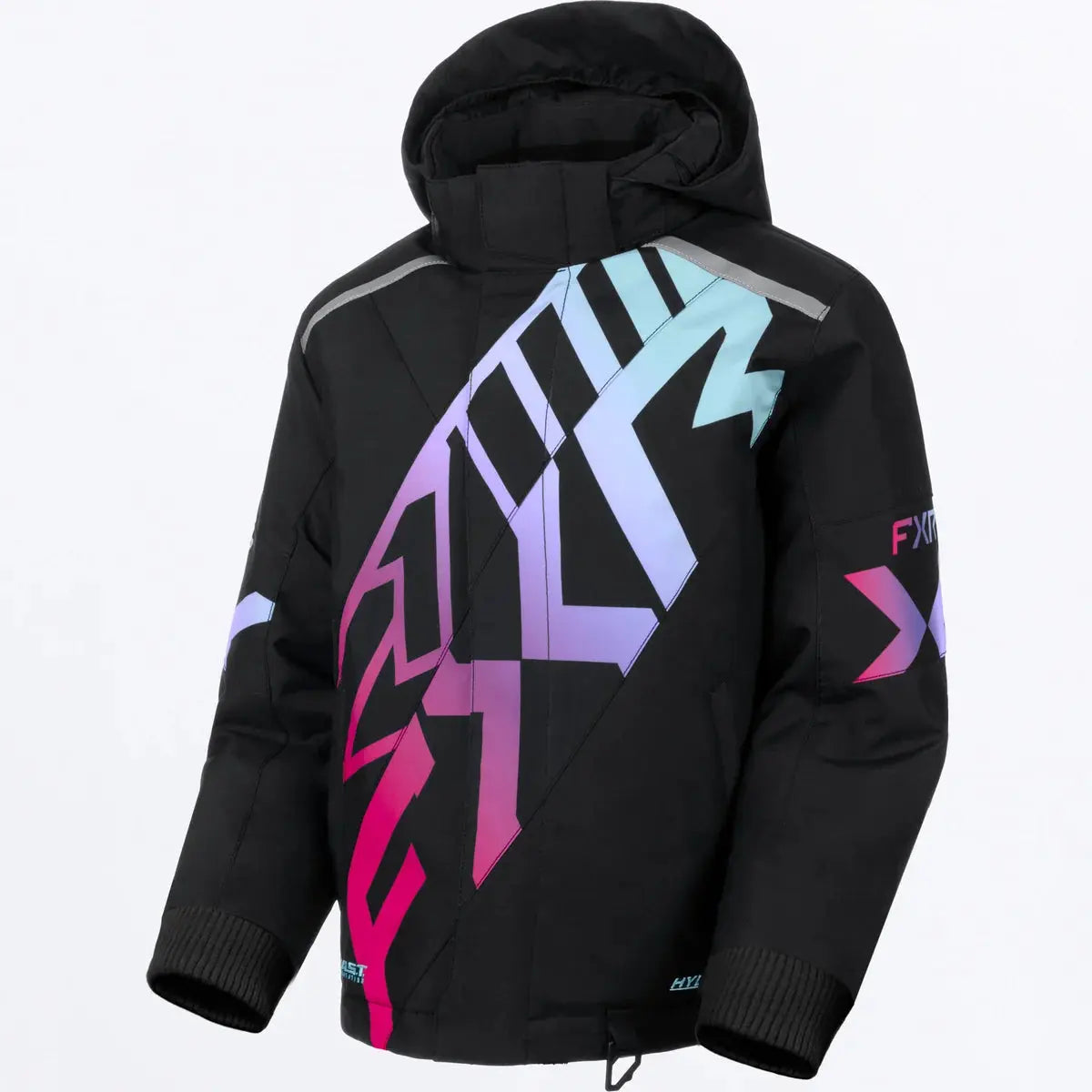 FXR Child's Cold Cross CX Jacket - Blk/Twilight FXR