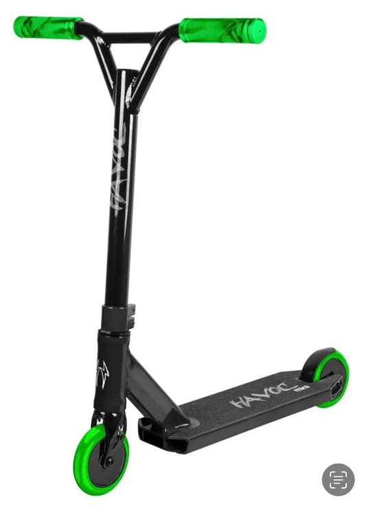 Havoc Mini Scooter - Black/Green HAVOC