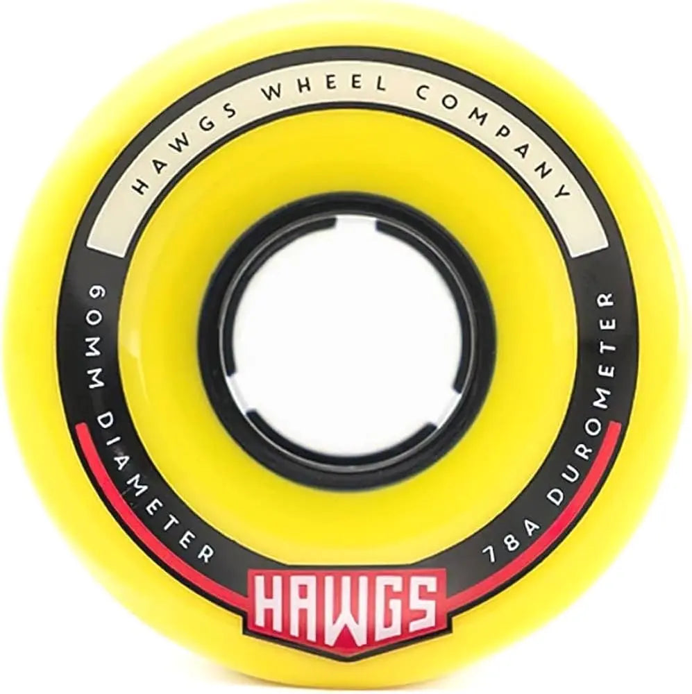 Hawgs Chubby 60mm 78a Wheels - Flat Banana HAWGS