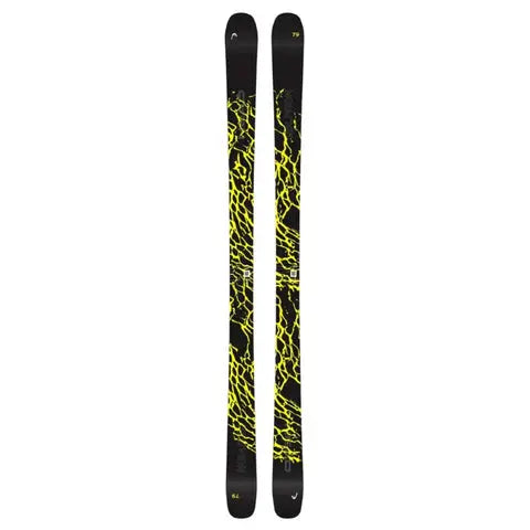 Head Oblivion 79 + Attack LYT 9 GW Skis - Black/Yellow Head