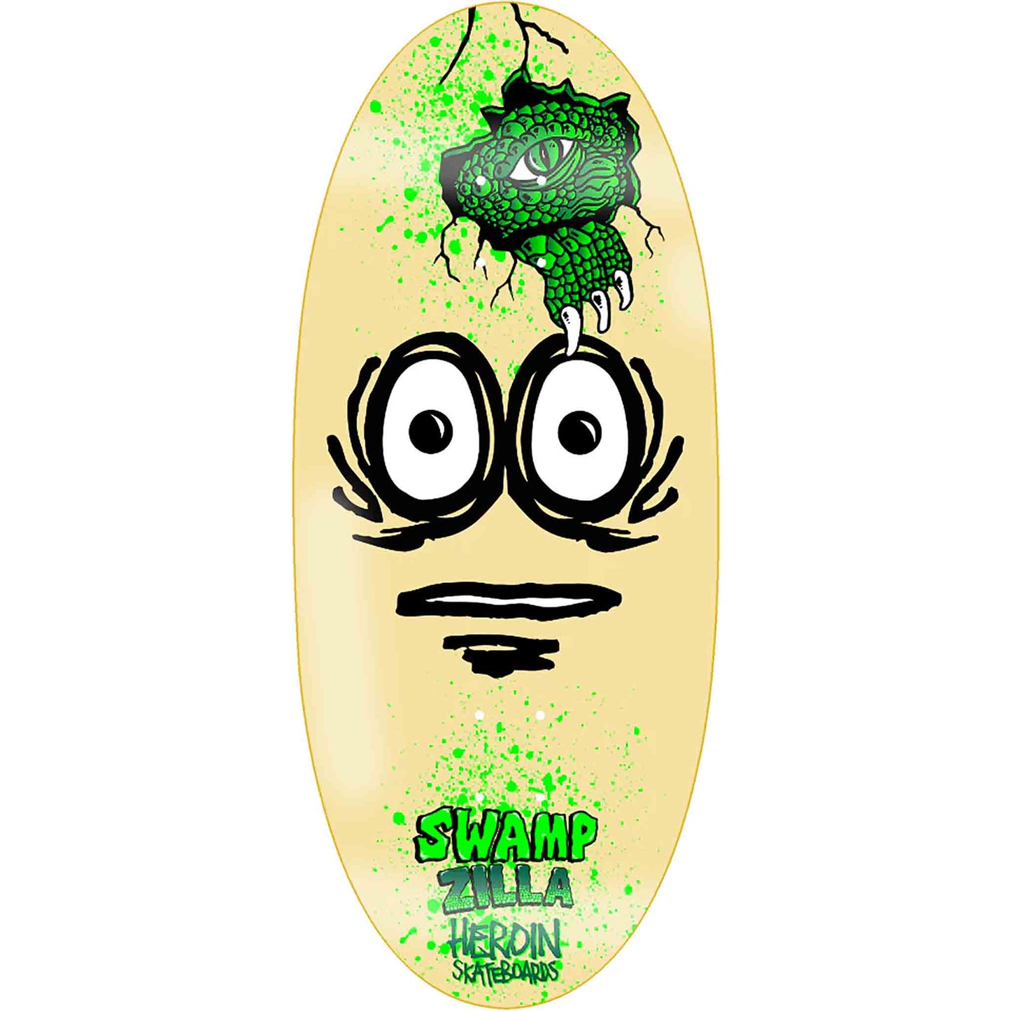 Heroin Swamp-Zilla 13.0 Shape Deck HEROIN