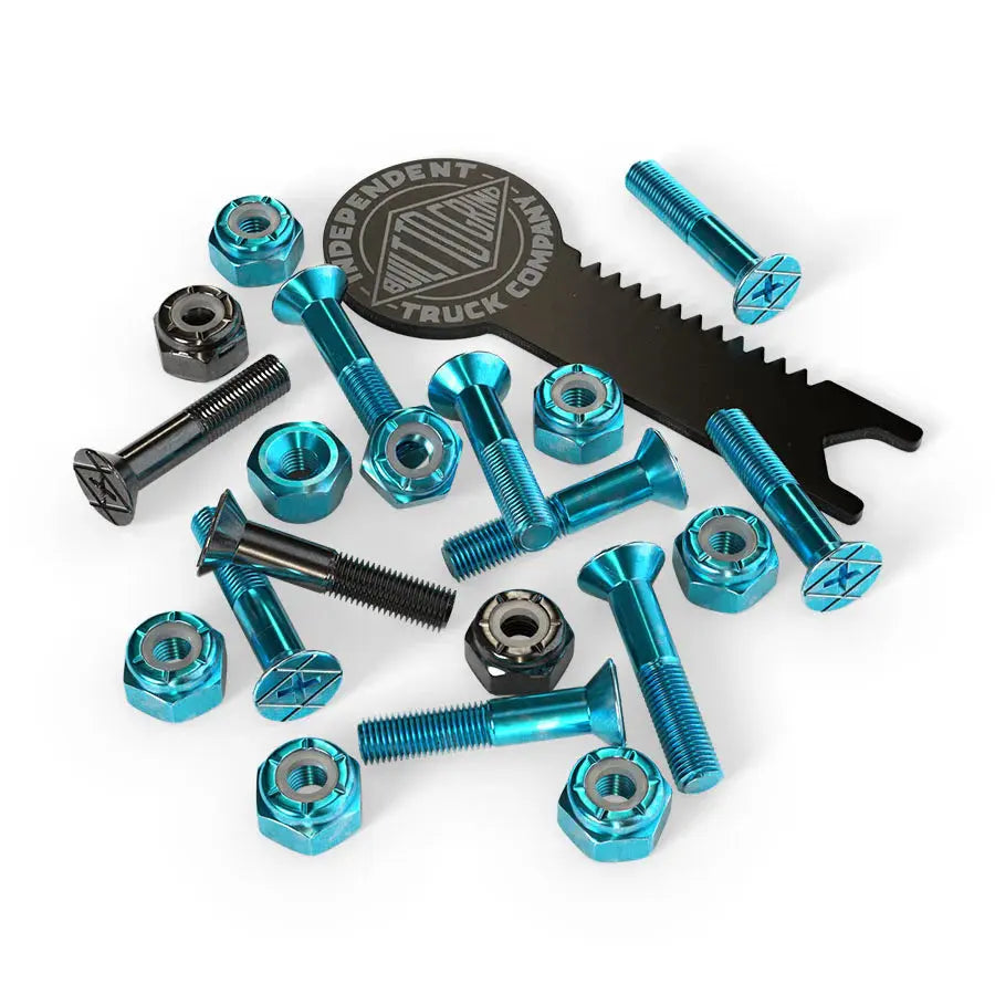 Independent 1 Inch Hardware w/ tool - Blue/Black INDEPENDENT