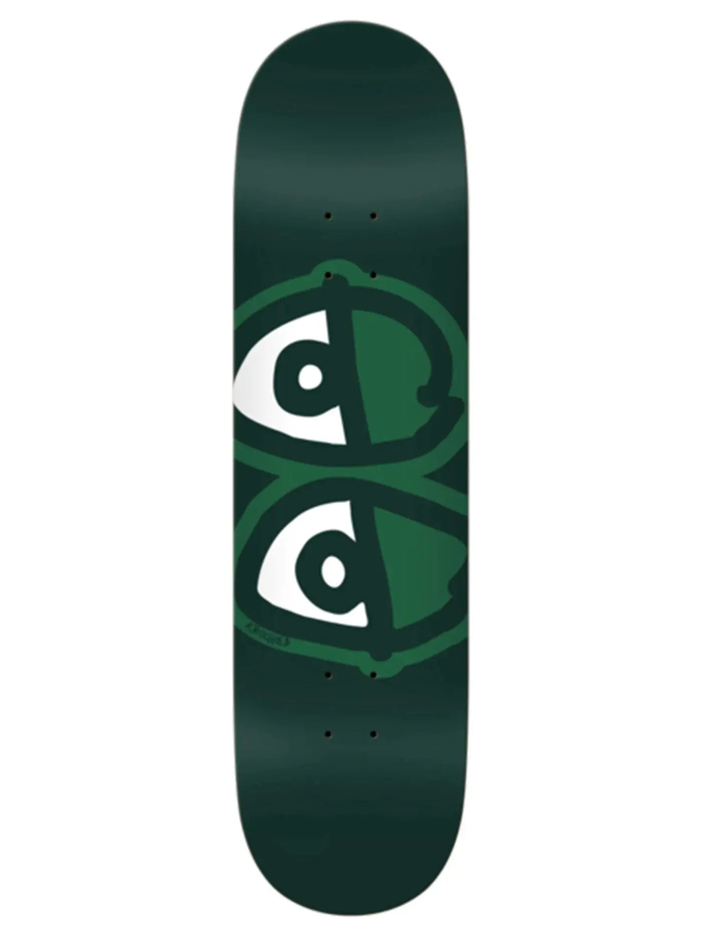Krooked Eyes Easy Rider 8.25  Deck- Green KROOKED