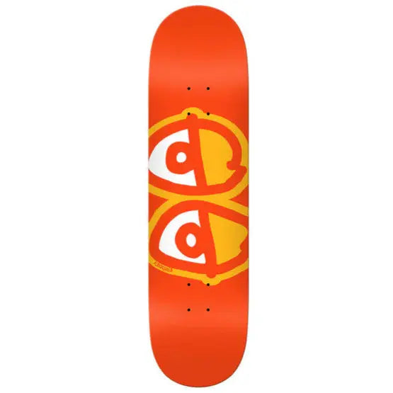 Krooked Eyes Orange 8.25 Deck KROOKED