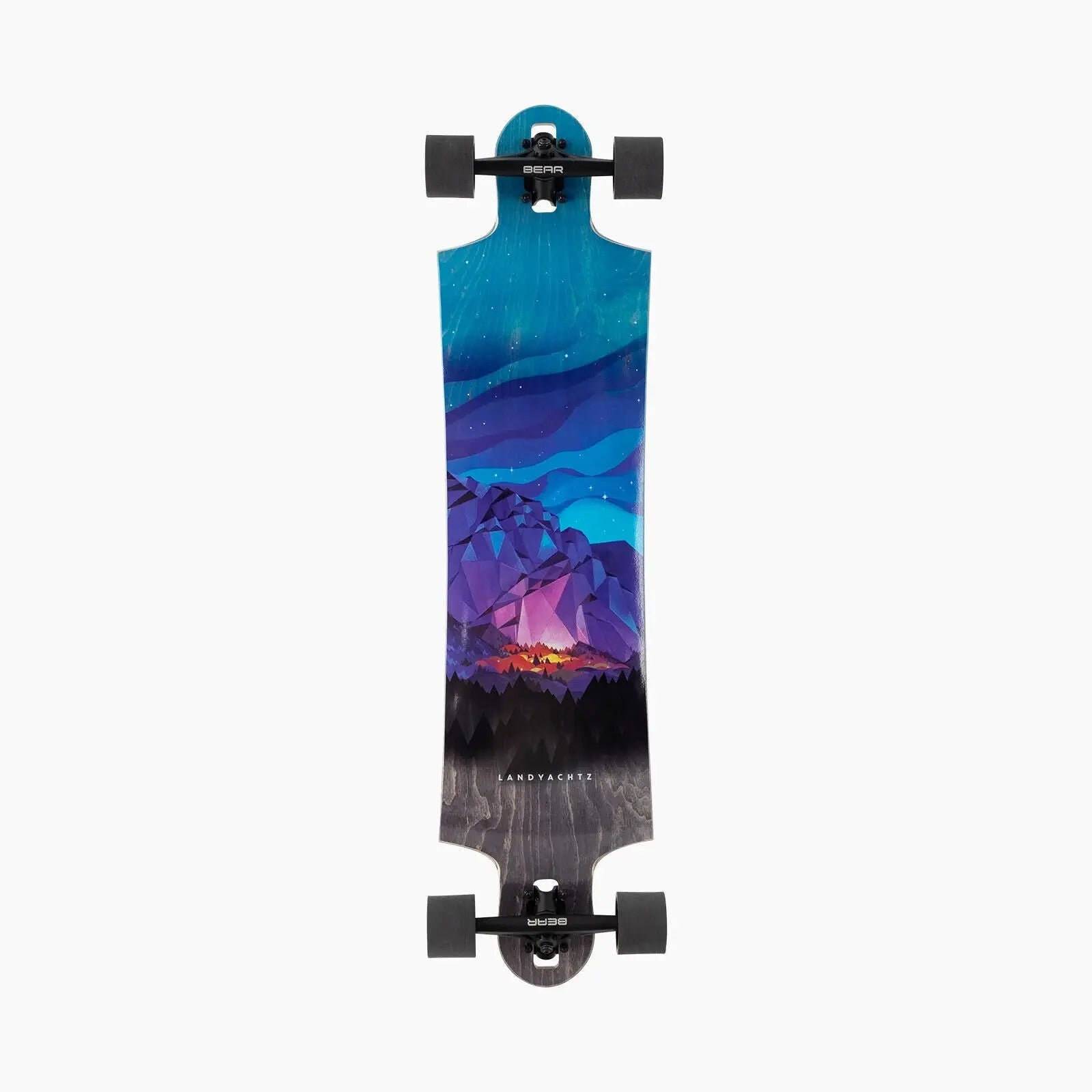 LANDYACHTZ SWITCHBLADE 40in CHIEF NIGHT LONGBOARD LANDYACHTZ