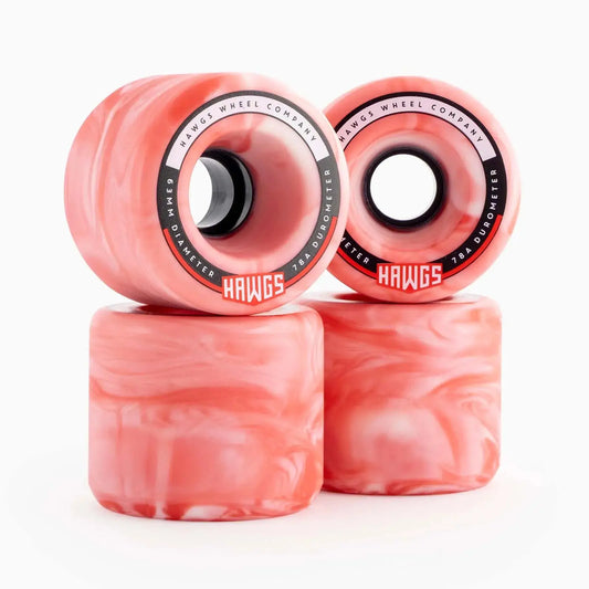 Landyachtz Fatty Hawgs 78A 63mm Pink/white LANDYACHTZ