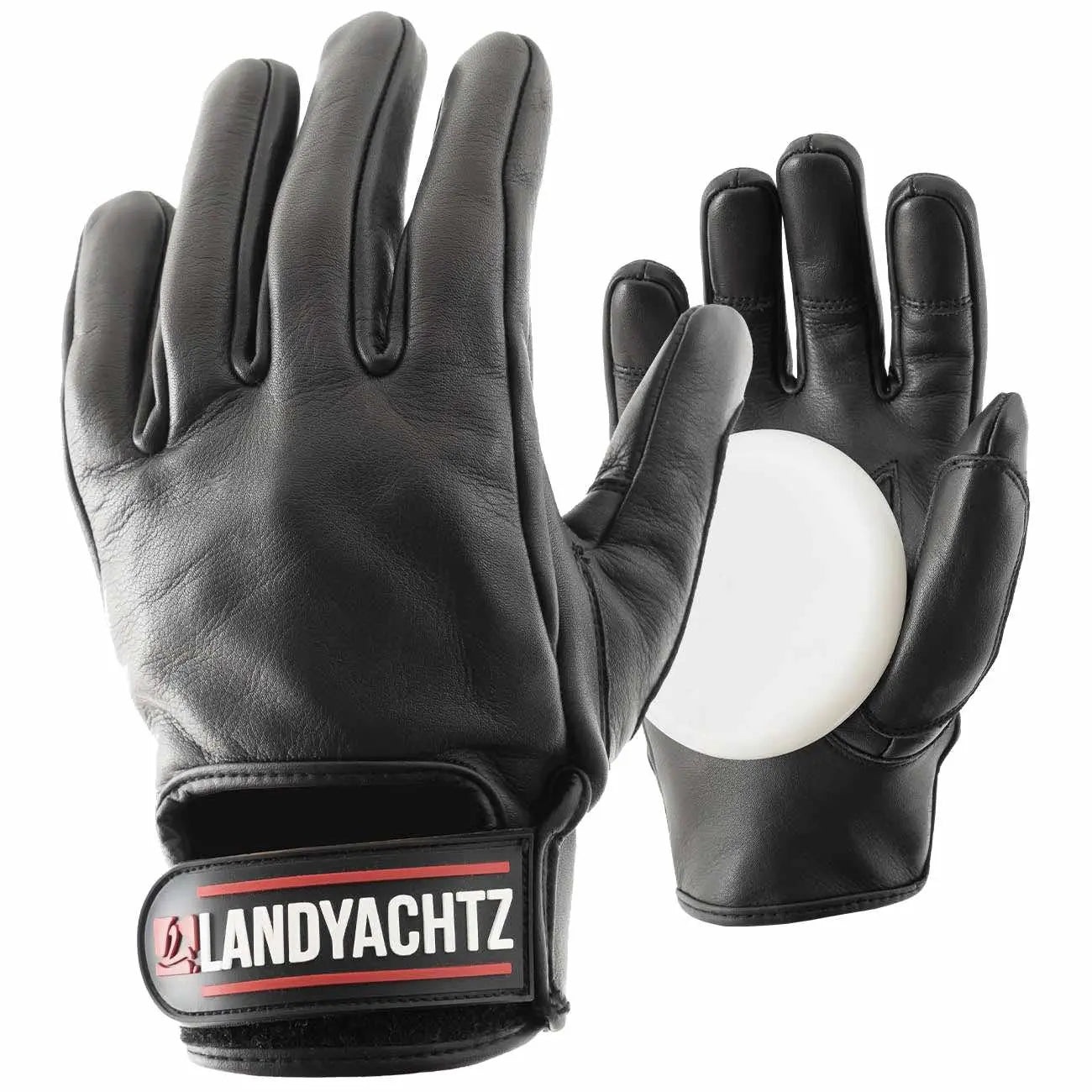 Landyachtz Leather Freeride Gloves - Black LANDYACHTZ
