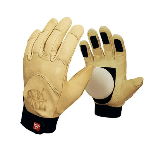 Landyachtz Leather Slide Gloves with Slide Pucks LANDYACHTZ