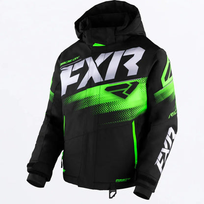 FXR Kids Boost Jacket - Black/Lime FXR