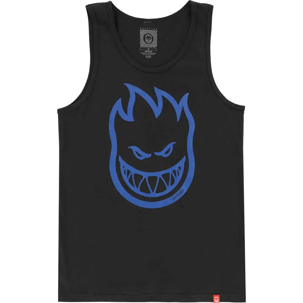 Spitfire Bighead Tank Top - Black/Navy SPITFIRE