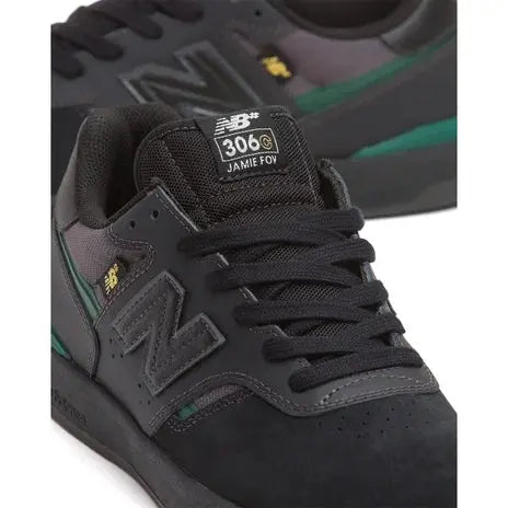 New Balance 306 Shoes - Black/Green New Balance