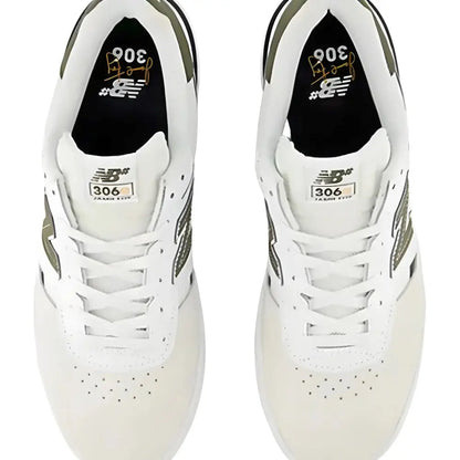 New Balance Jamie Foy  Cupsole Shoes - White/Green New Balance