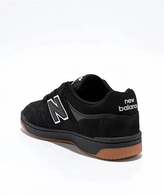 New Balance Numeric 480 Shoes - Black/White New Balance