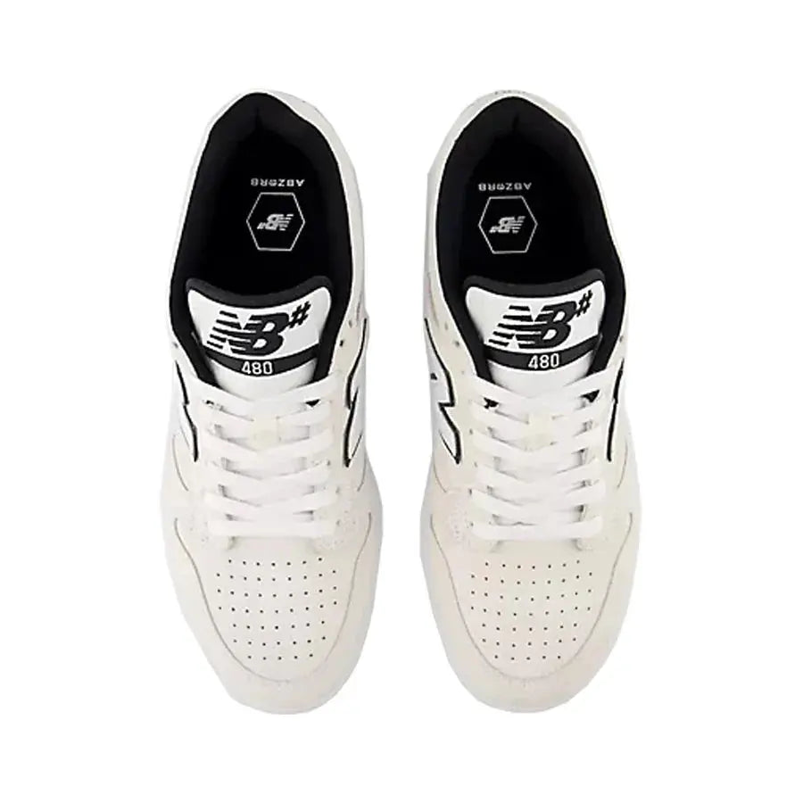 New Balance Numeric 480 Shoes - White/Black New Balance