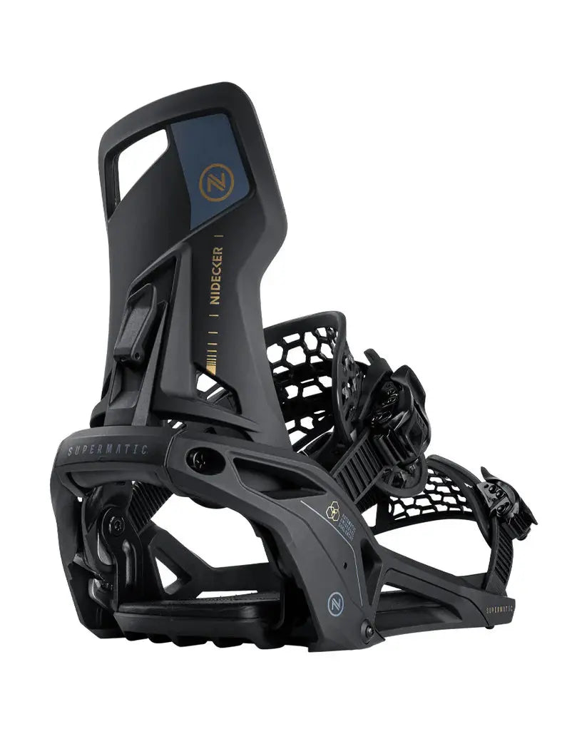 Nidecker Supermatic Bindings 2025 - Black NIDECKER