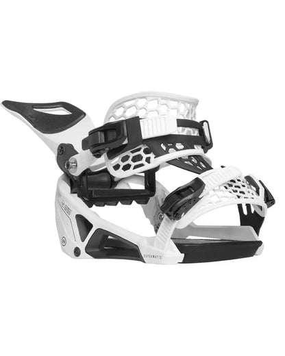 Nidecker Supermatic Bindings 2025 - White NIDECKER