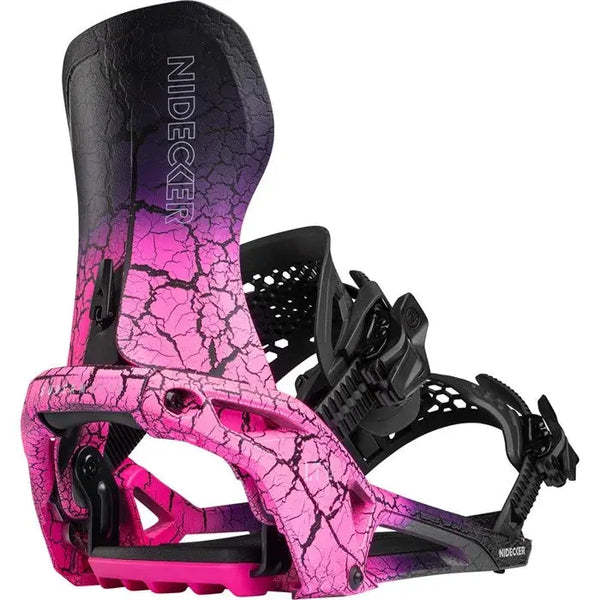 NideckerのLT Supermatic Magmaカラー Nidecker Supermatic LT Bindings - Magma – Boardomshop