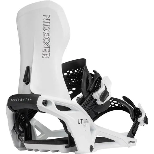 Nidecker Supermatic LT Bindings - White NIDECKER