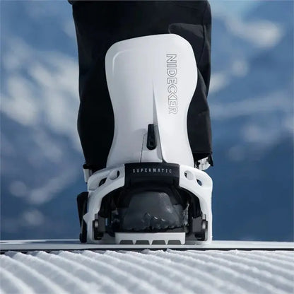 Nidecker Supermatic LT Bindings - White – Boardomshop Nidecker Supermatic LT Bindings - White – Boardomshop