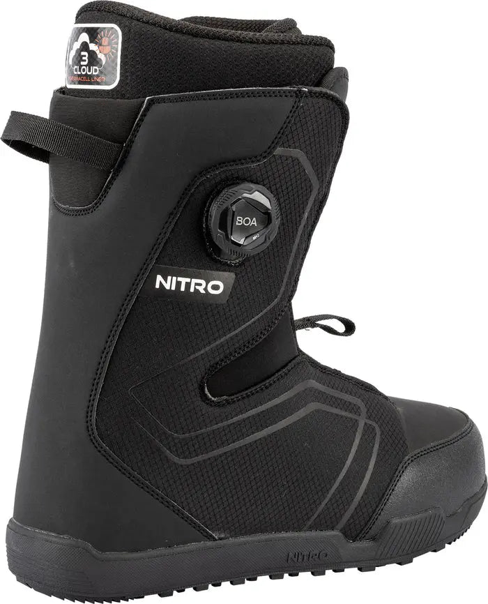 Nitro Sentinel Boa Snowboard Boots - Black – Boardomshop