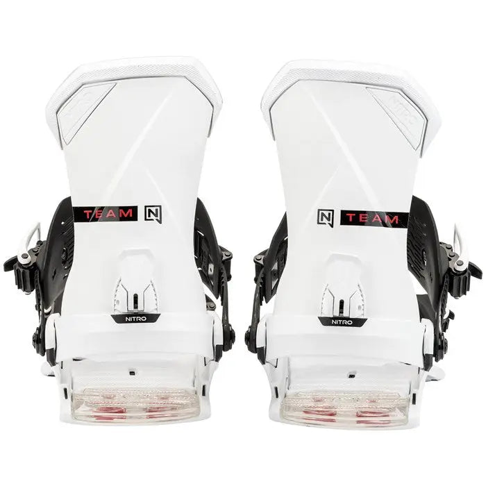 Nitro Team Bindings 2025 - White NITRO