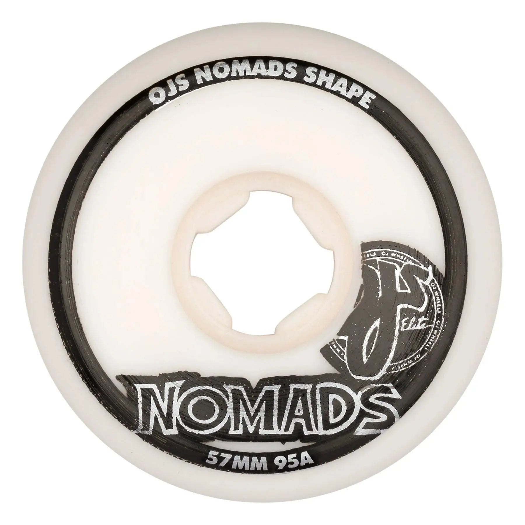 OJ's Elite Nomads 95A Wheels - White OJS