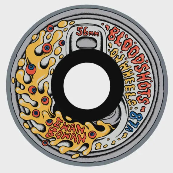 Ojs Bowman Bloodshots Keyframe 87A 56mm Wheels OJS