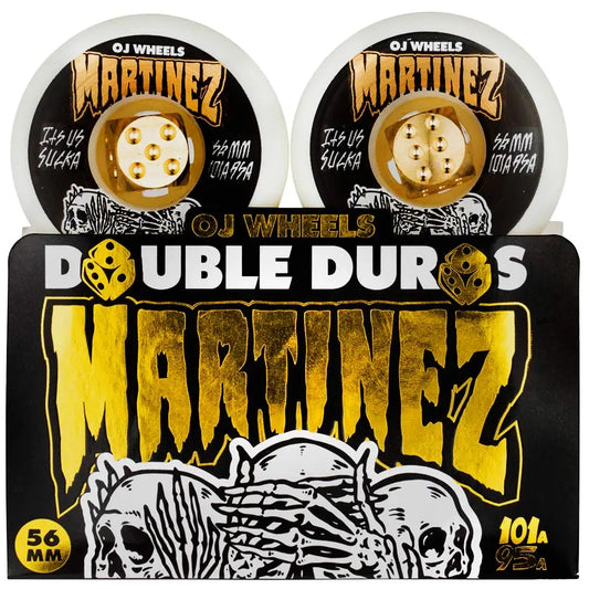Ojs Double Duro Matinez Gold Skeleton mini Combo 101A/95A 56mm Wheels OJS