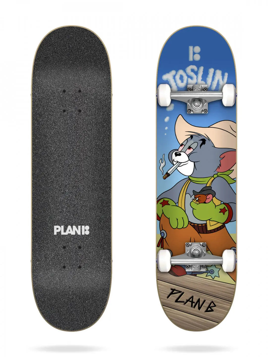 Plan B Joslin Cat & Mouse 7.75 Complete Skateboard PLAN B