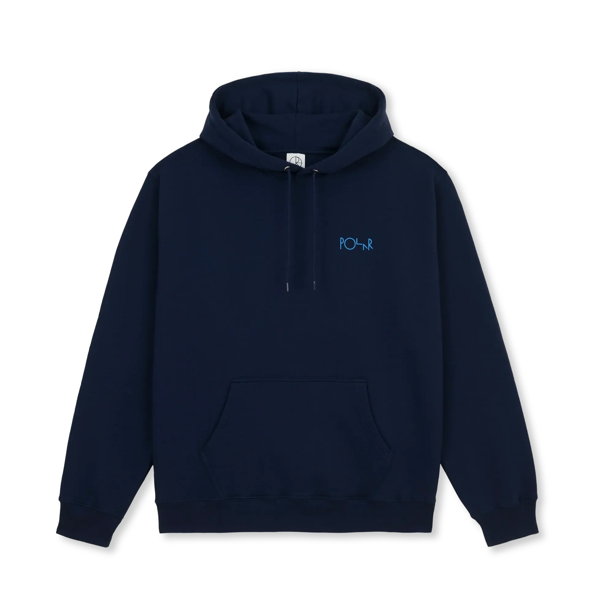 Polar Dave Stroke Logo Hoodie - Dark Blue POLAR