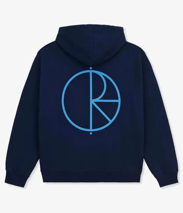 Polar Dave Stroke Logo Hoodie - Dark Blue POLAR