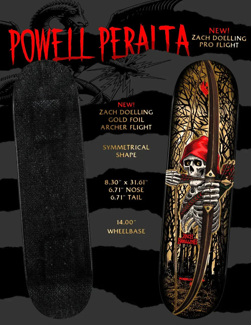 Powell Peralta Doelling Archer 8.3 Flight Deck POWELL PERALTA