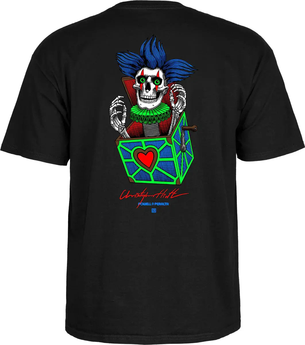 Powell Peralta Hiett Skull Tee - Black POWELL PERALTA