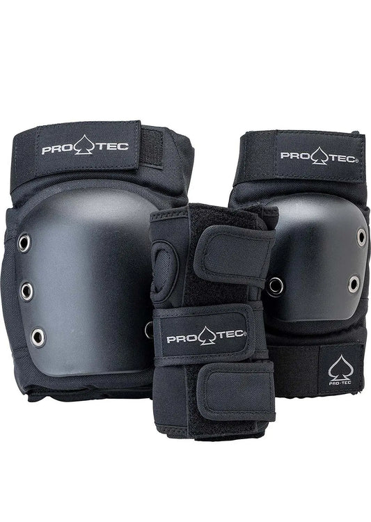 Pro-Tec Adult Street Pad Sets - Black PRO-TEC