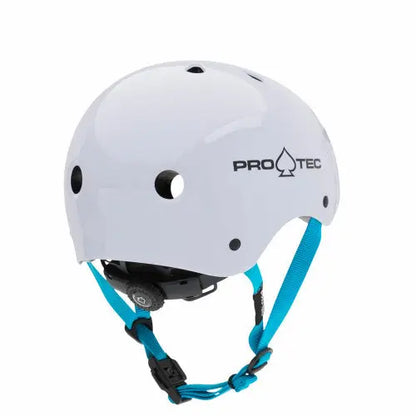 Pro-tec Junior Classic Certified Skate Helmet - Gloss White PRO-TEC
