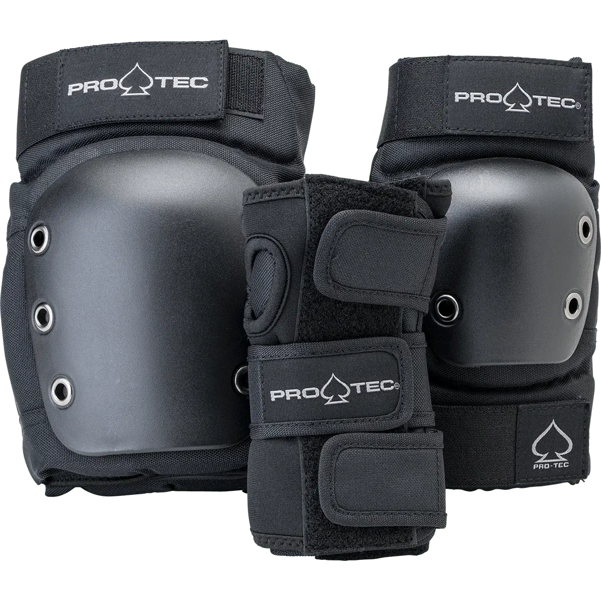 Pro-tec Street 3-pk Jr Pad Set - Black PRO TEC