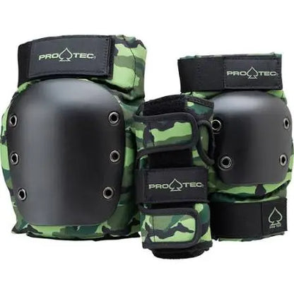 Pro-tec Street 3-pk Jr Pad Set - Camo PRO TEC