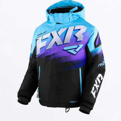 FXR Youth Boost Jacket Blk/Sky/Pur FXR