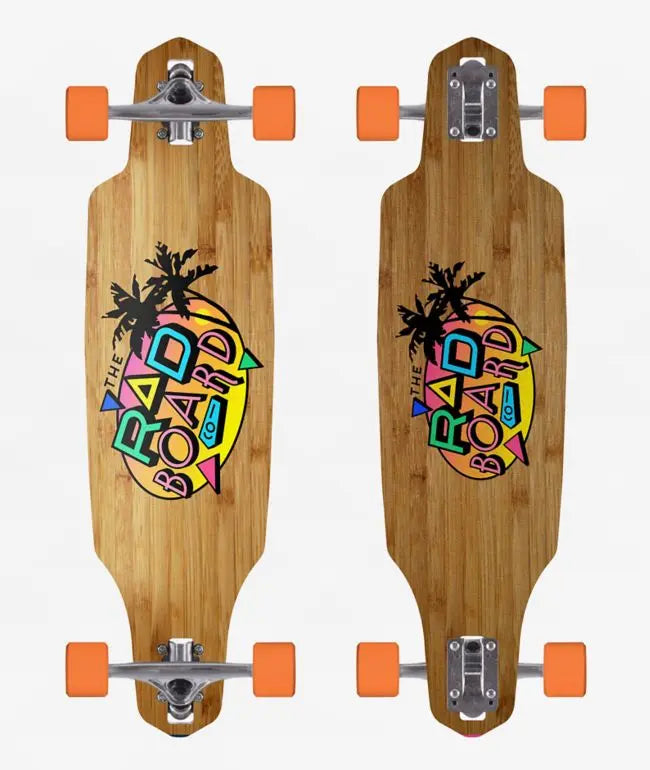 Rad Bamboo Cabin Drop Through Longboard RAD