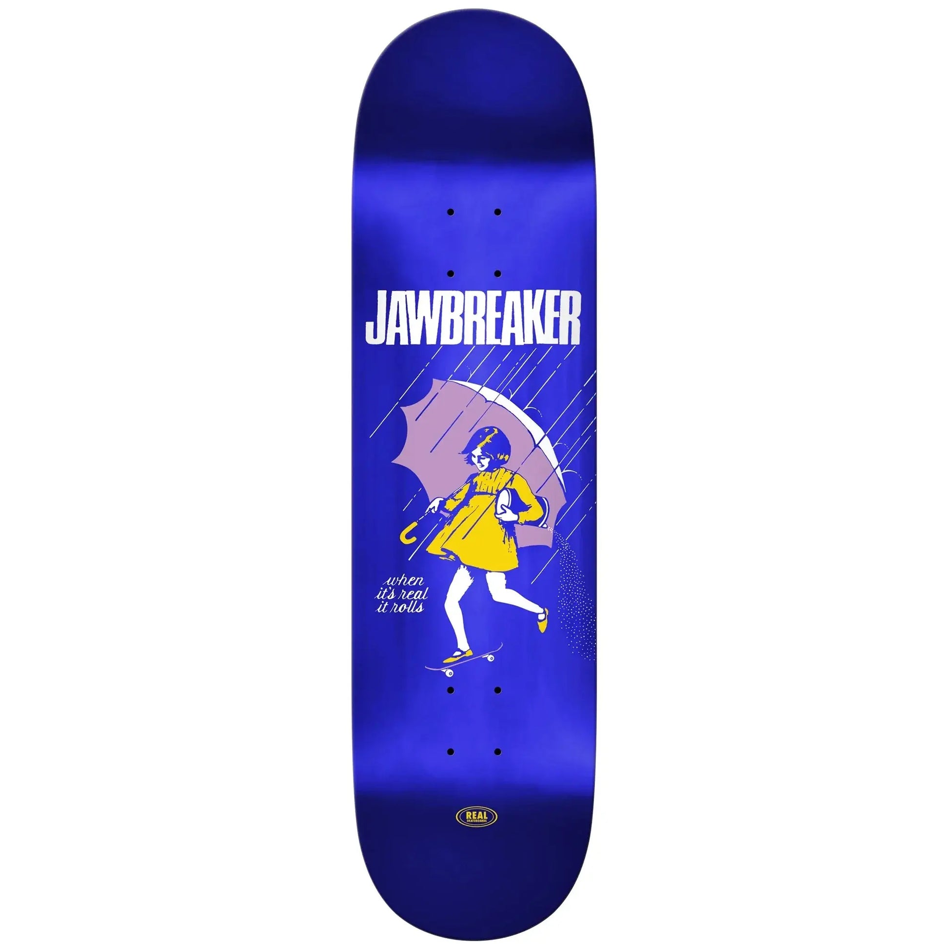 Real Team Jawbreaker Blue Foil 8.25 Deck REAL