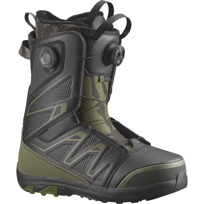Salomon Launch Boa SJ Boots - Black/Olive SALOMON