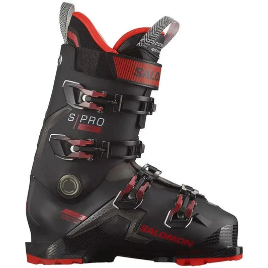 Salomon S/Pro HV 100 GW Ski Boots - Black/Red/Beluga SALOMON