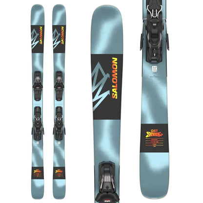 Salomon Ski Set E QST Spark + M10 GW L90 Aqutc/Flame Orange 157 SALOMON