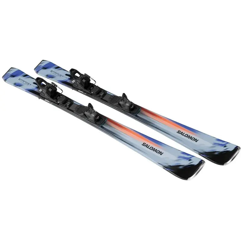 Salomon Ski Set Stance 76+ M10 GW L80 - Blissful Blue/Nasturtium SALOMON